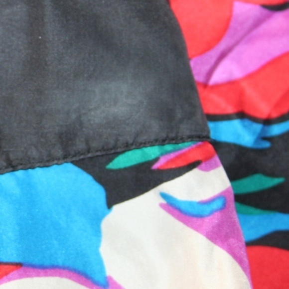 Anthropologie Lil Factory Floral Silk Skirt - Picture 4 of 5